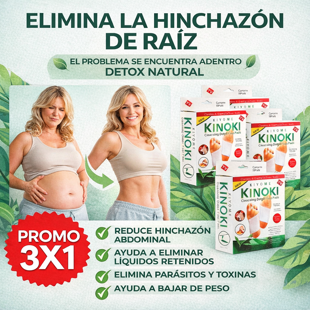 Parches Detox – Drena la Hinchazón Naturalmente