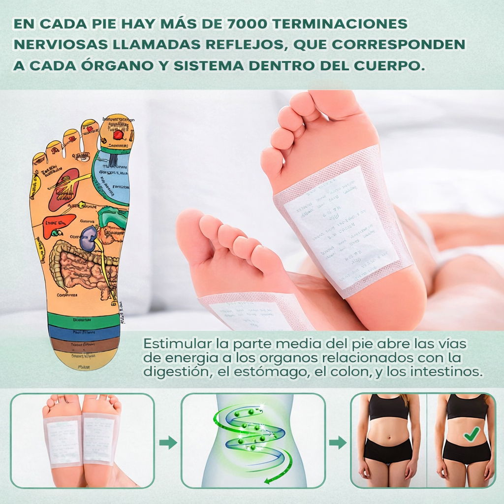 Parches Detox para Pies – Alivio, Frescura y Bienestar Mientras Dormís