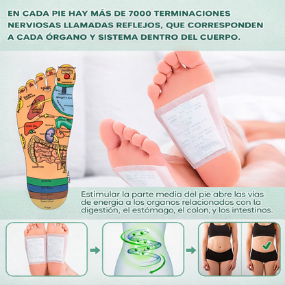 Parches Detox para Pies – Alivio, Frescura y Bienestar Mientras Dormís